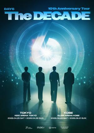 DAY6 10th Anniversary Tour ＜The DECADE＞ in JAPAN の告知用写真